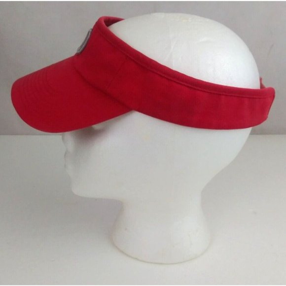 NCAA Ohio State Buckeyes Unisex Embroidered Woody On Back Adjustable Visor Cap - Picture 5 of 7